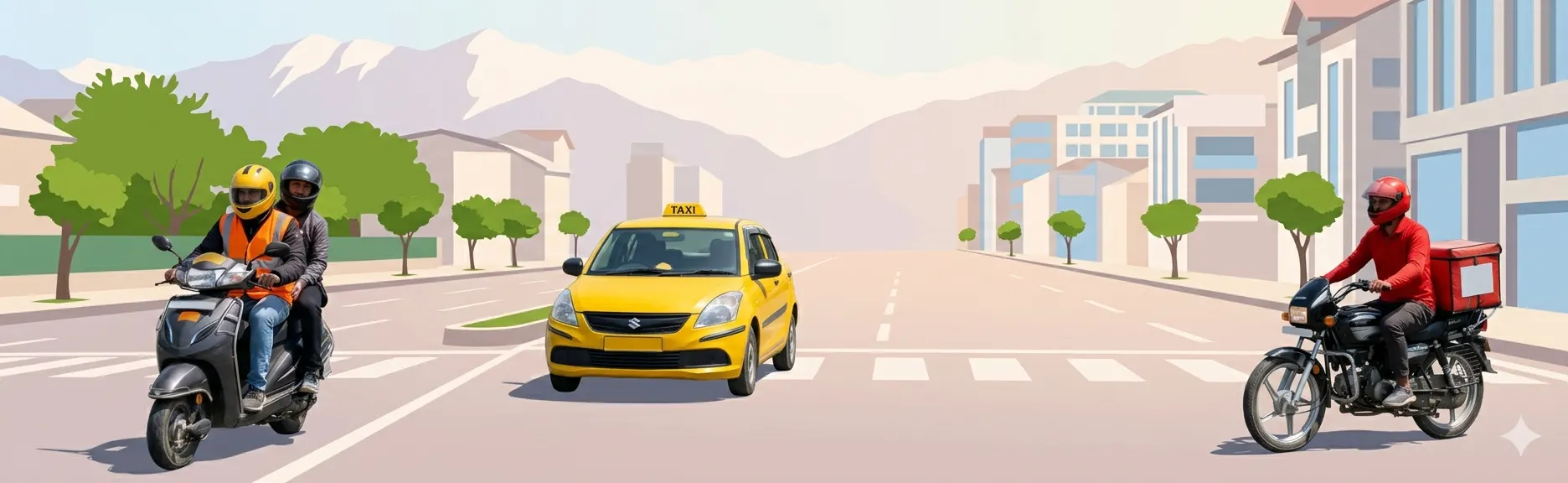  Safety Rules for Bike and Car Taxi Riders in Srinagar, Jammu & Other Cities